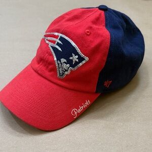 47 Brand Navy and Red Patriots Adjustable Cap